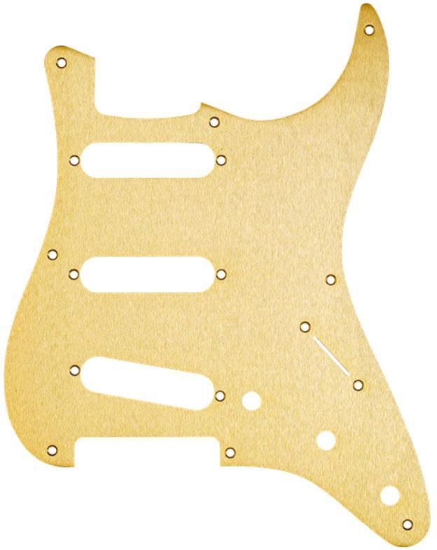 Pickguard Fender Pickguard Stratocaster SSS '50s Vintage 8-Hole - Gold Anodized