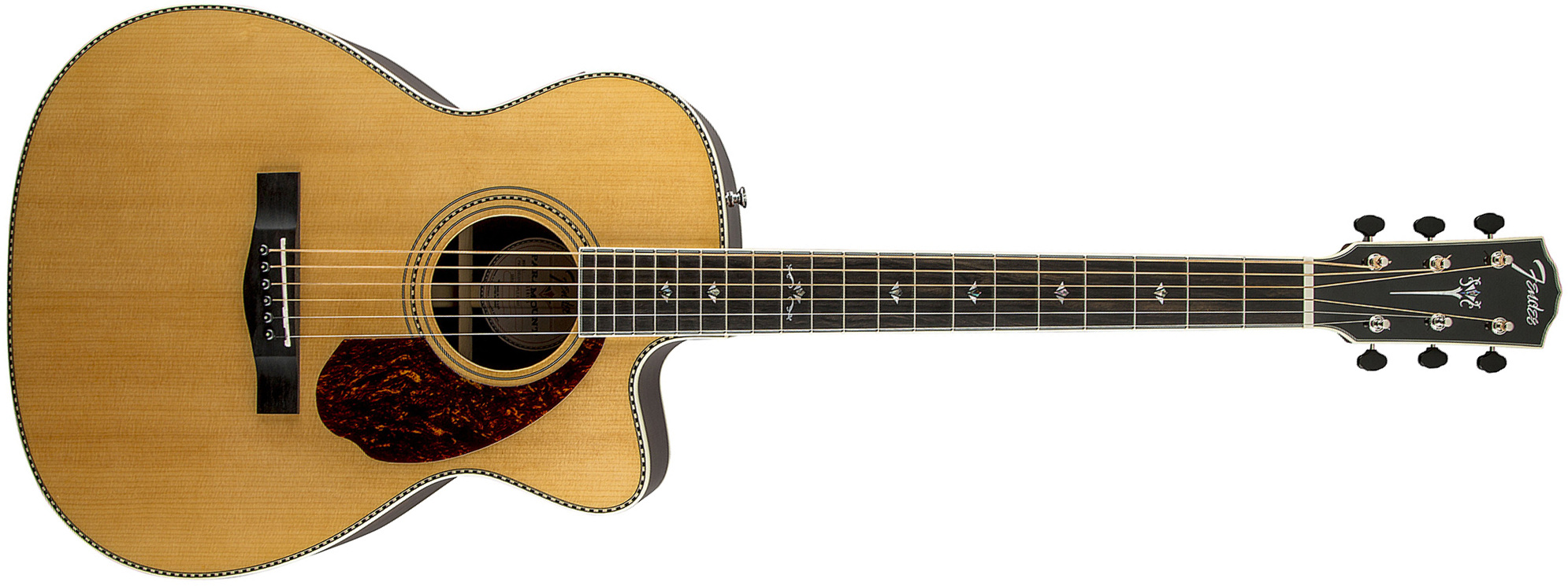 Fender Pm-3 Deluxe Paramount Triple 0 - Natural Gloss - Guitare Acoustique - Main picture