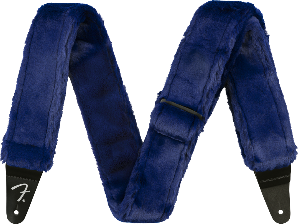 Fender Poodle Plush Strap Blue - Sangle Courroie - Main picture