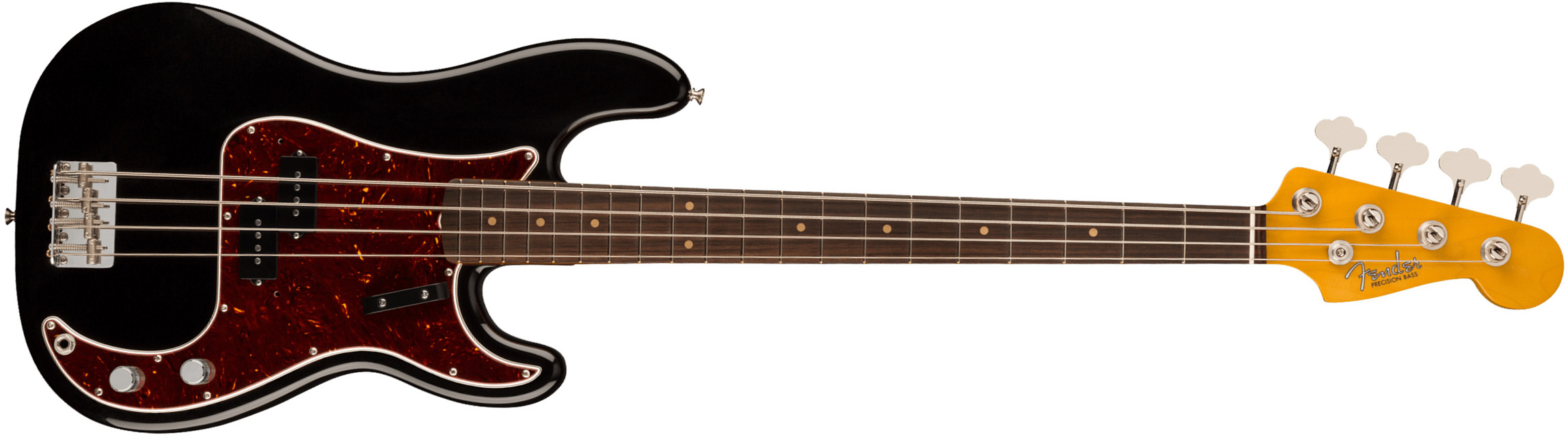 Fender Precision Bass 1960 American Vintage Ii Usa Rw - Black - Basse Électrique Solid Body - Main picture