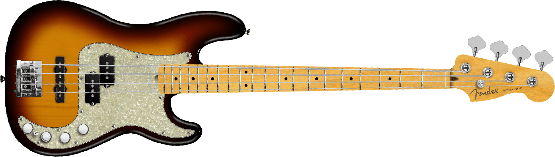 Fender Precision Bass Active Player Ii Modified Mex Mn - 3-color Sunburst - Basse Électrique Solid Body - Main picture