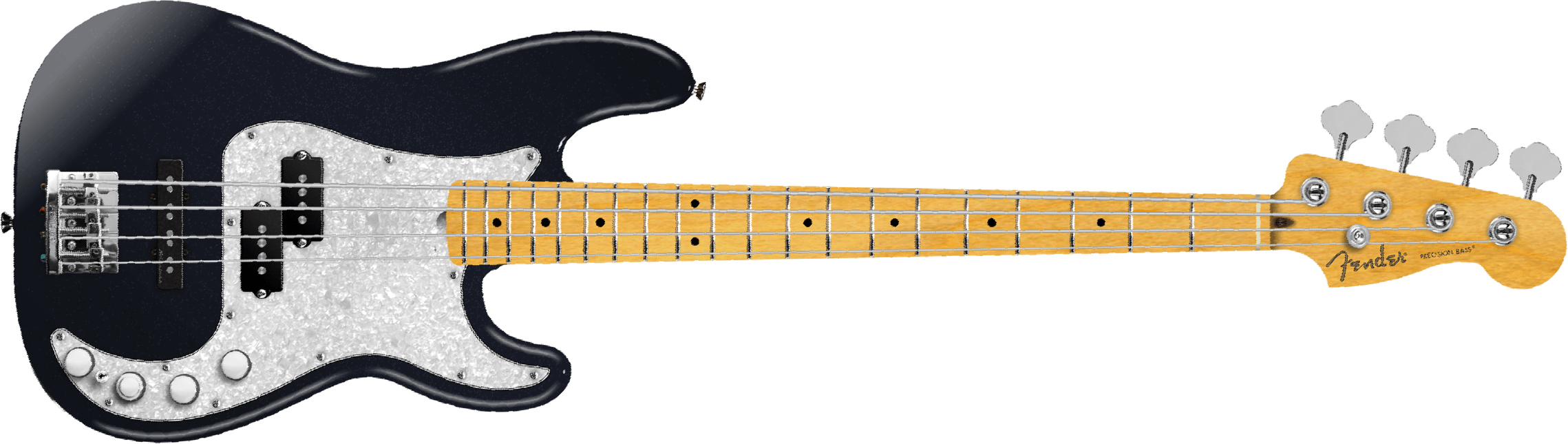 Fender Precision Bass Active Player Ii Modified Mex Mn - Dusk - Basse Électrique Solid Body - Main picture