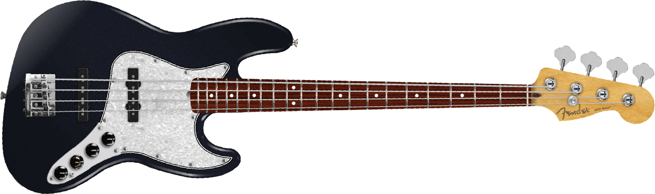 Fender Jazz Bass Active Player Ii Modified Mex Rw - Dusk - Basse Électrique Solid Body - Main picture