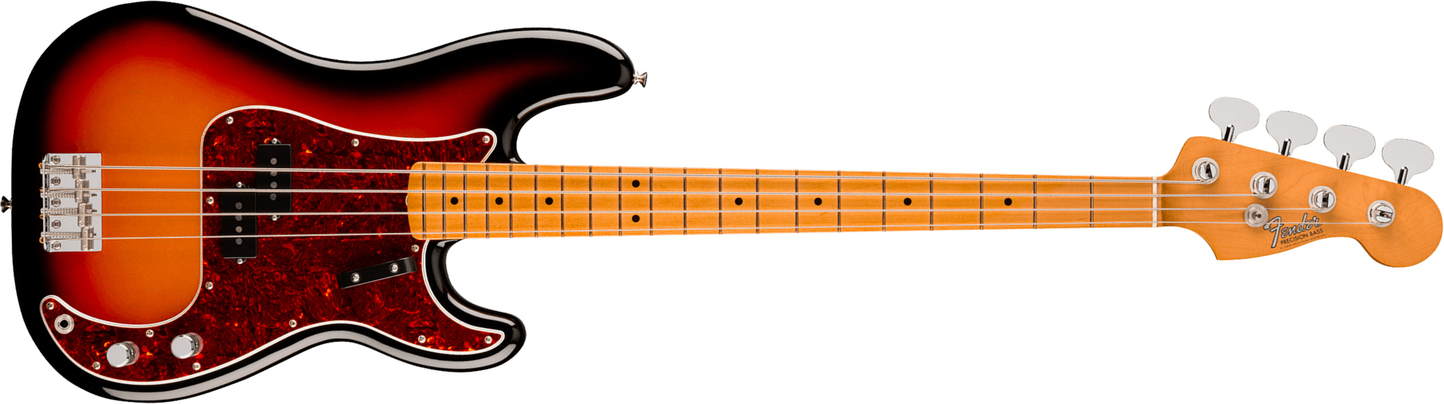 Fender Precision Bass Late 60s Vintera 3 Mex Mn - 3-color Sunburst - Basse Électrique Solid Body - Main picture