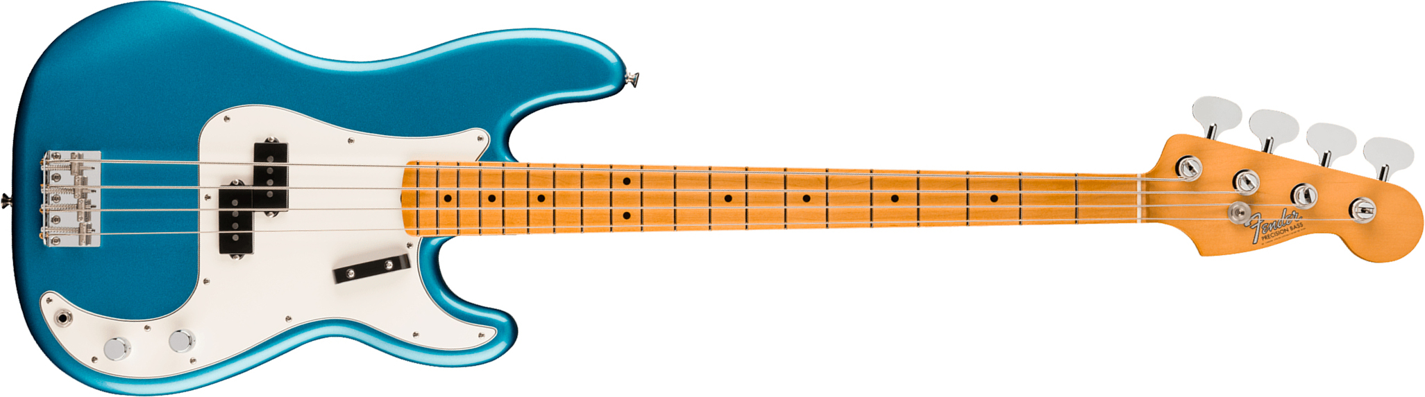 Fender Precision Bass Late 60s Vintera 3 Mex Mn - Lake Placid Blue - Basse Électrique Solid Body - Main picture