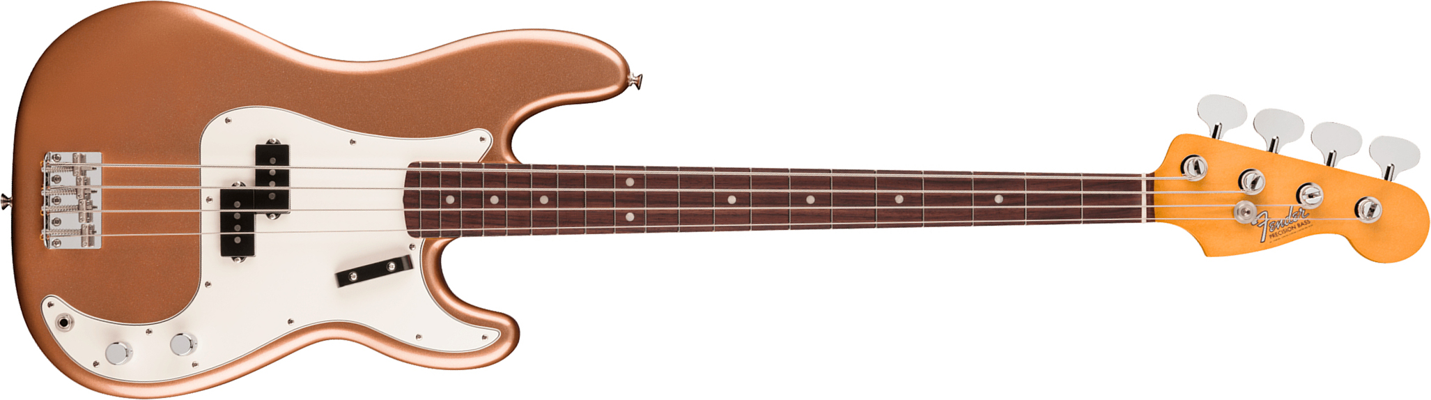 Fender Precision Bass Late 60s Vintera 3 Mex Rw - Firemist Gold - Basse Électrique Solid Body - Main picture