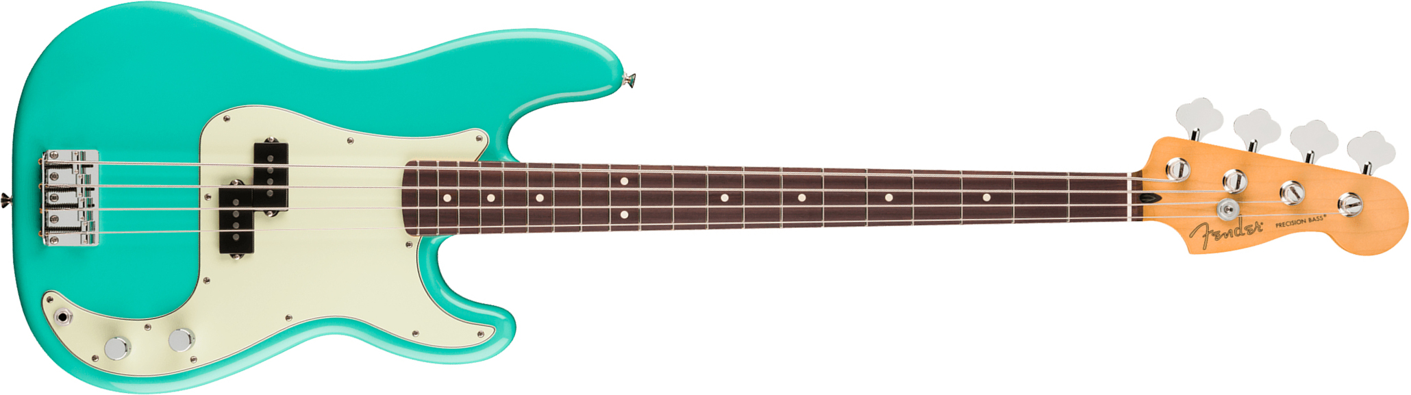 Fender Precision Bass Player Ii 75th Ann. Mex Ht 2s Rw - Seafoam Green - Basse Électrique Solid Body - Main picture