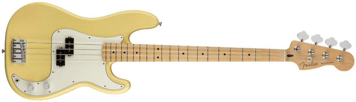 Fender Precision Bass Player Mex Mn - Buttercream - Basse Électrique Solid Body - Main picture