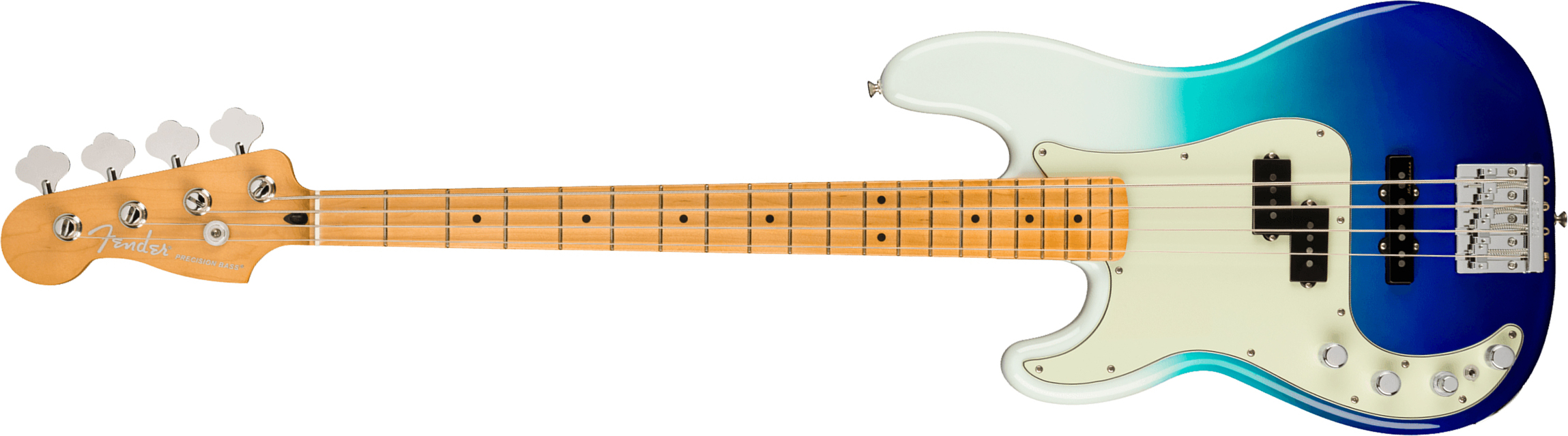 Fender Precision Bass Player Plus Lh Mex Gaucher Active Mn - Belair Blue - Basse Électrique Solid Body - Main picture