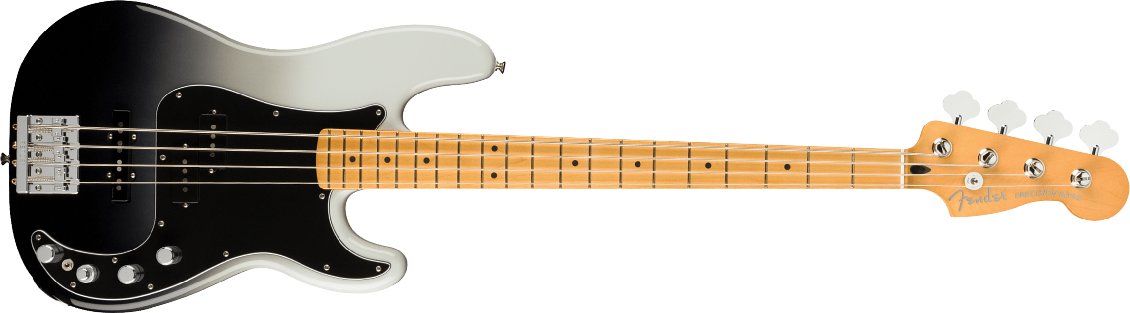 Fender Precision Bass Player Plus Mex Active Mn - Silver Smoke - Basse Électrique Solid Body - Main picture
