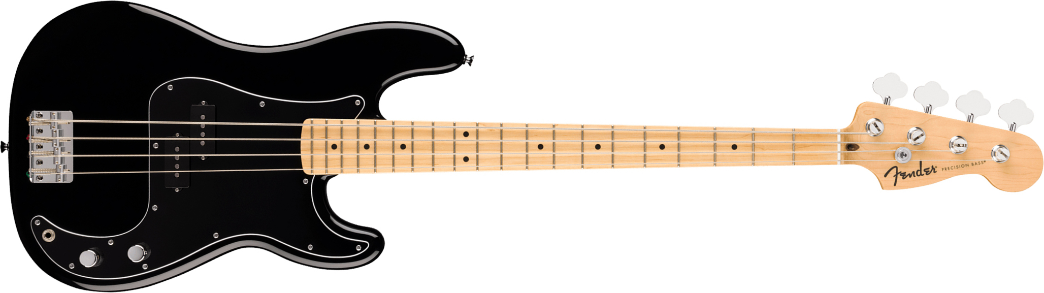 Fender Precision Bass Standard Ind Mn - Black - Basse Électrique Solid Body - Main picture