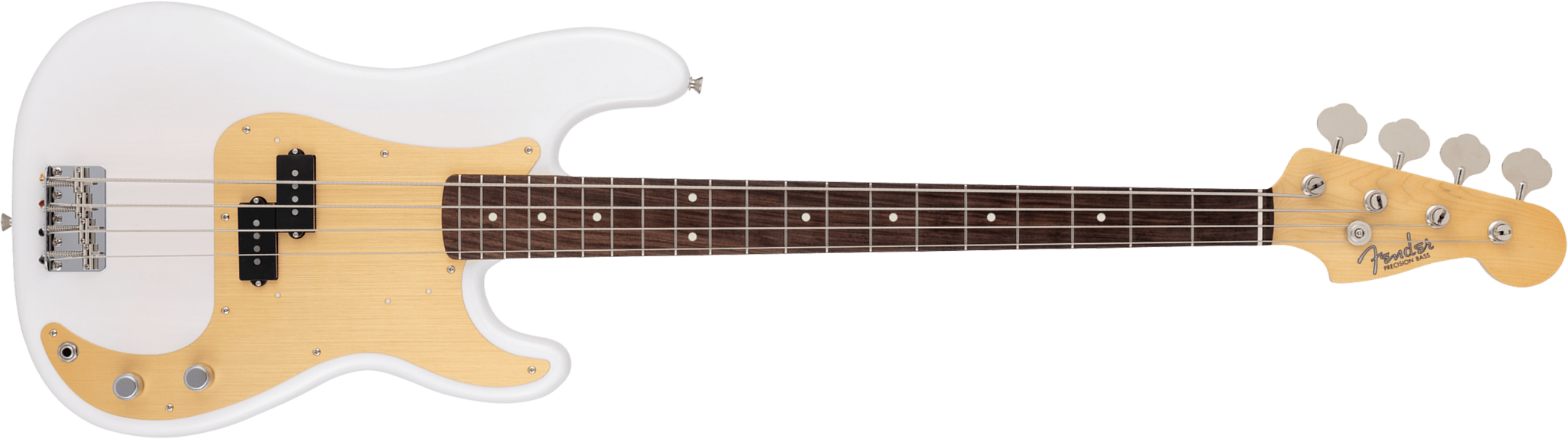 Fender Precision Bass Traditional 50s Jap 2s Trem Rw - White Blonde - Basse Électrique Solid Body - Main picture
