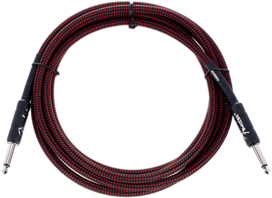 Fender Professional Instrument Cable Droit/droit 10ft Red Tweed - CÂble - Main picture