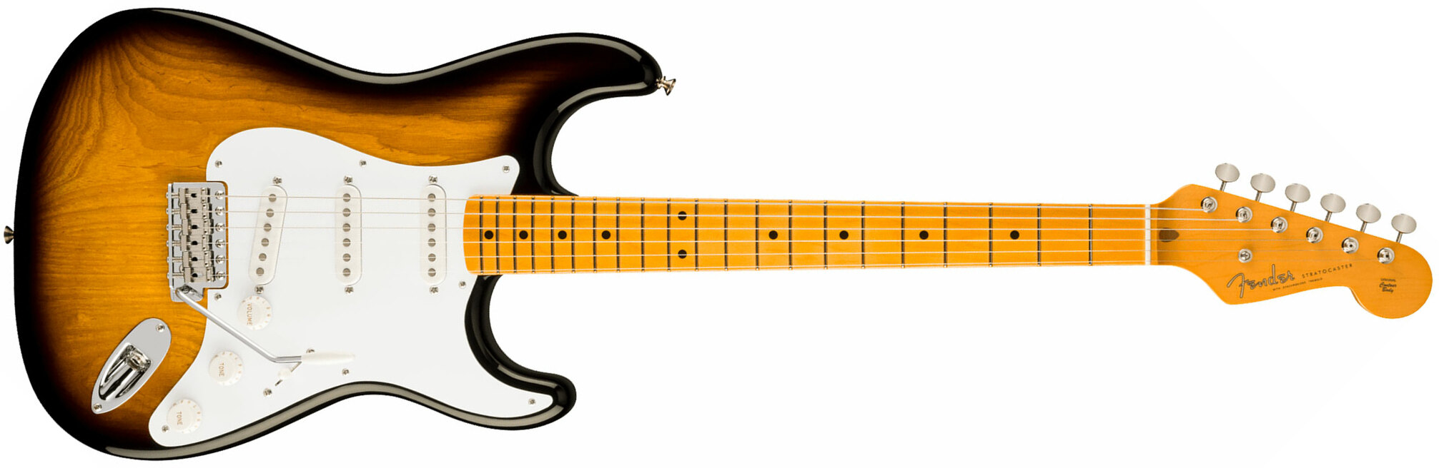 Fender Strat 1954 70th Anniversary American Vintage Ii Ltd Usa 3s Trem Mn - 2-color Sunburst - Guitare Électrique Forme Str - Main picture