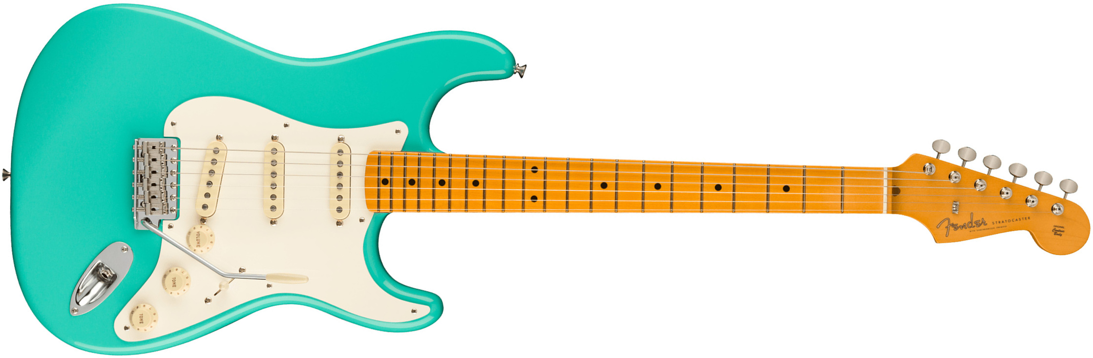 Fender Strat 1957 American Vintage Ii Usa 3s Trem Mn - Sea Foam Green - Guitare Électrique Forme Str - Main picture