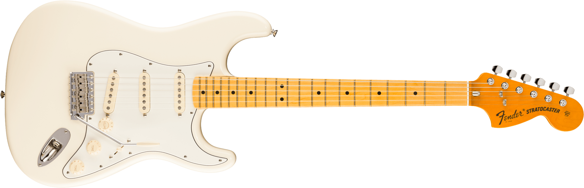 Fender Strat 1973 American Vintage Ii Ltd Usa 3s Trem Mn - Olympic White - Guitare Électrique Forme Str - Main picture