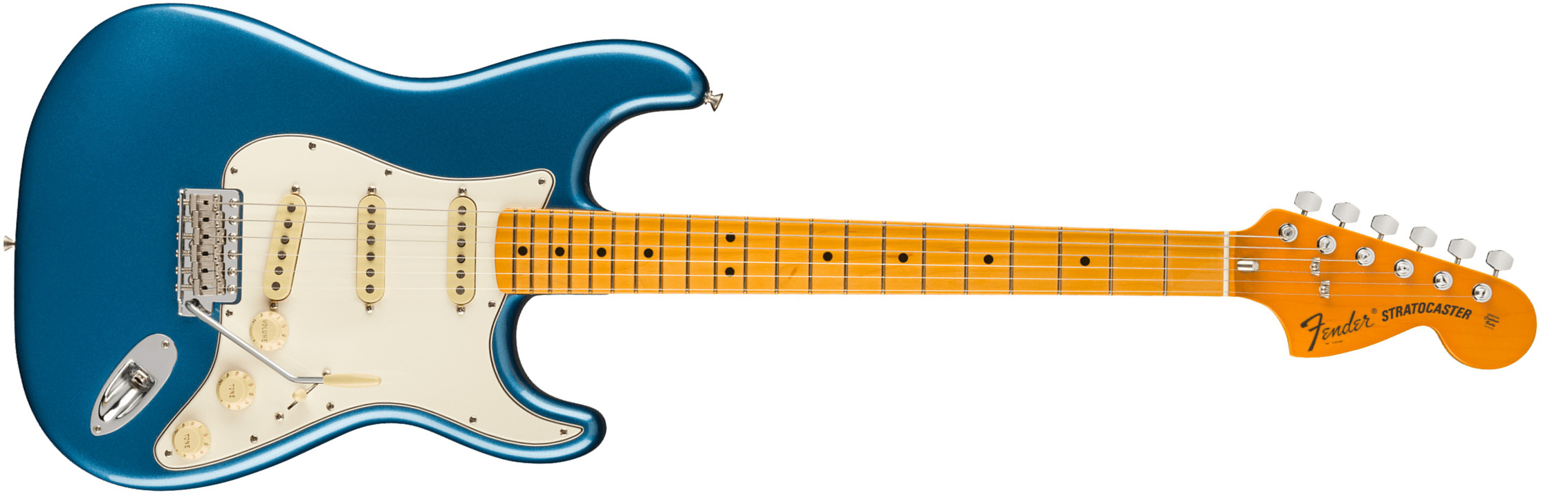 Fender Strat 1973 American Vintage Ii Usa 3s Trem Mn - Lake Placid Blue - Guitare Électrique Forme Str - Main picture