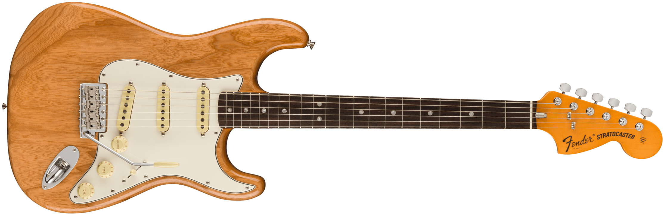 Fender Strat 1973 American Vintage Ii Usa 3s Trem Rw - Aged Natural - Guitare Électrique Forme Str - Main picture