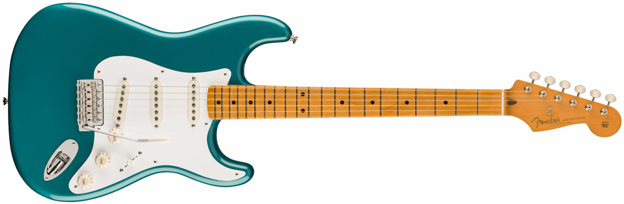 Fender Strat 50s Vintera 2 Mex 3s Trem Mn - Ocean Turquoise - Guitare Électrique Forme Str - Main picture