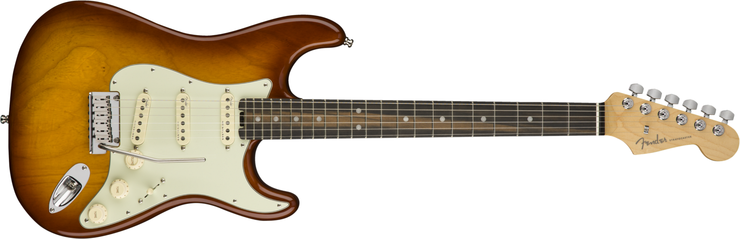 Fender Strat American Elite Usa 2018 3s Eb - Tobacco Sunburst - Guitare Électrique Forme Str - Main picture