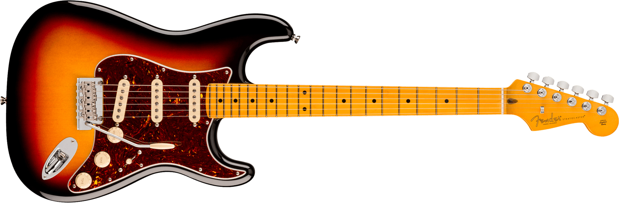Fender Strat American Pro. Usa  3s Trem Mn - 3-color Sunburst - Guitare Électrique Forme Str - Main picture