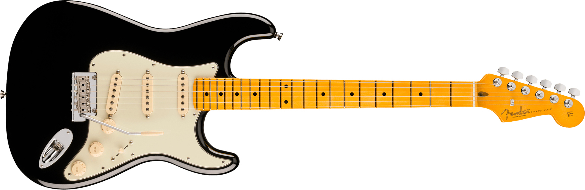 Fender Strat American Pro. Usa  3s Trem Mn - Black - Guitare Électrique Forme Str - Main picture