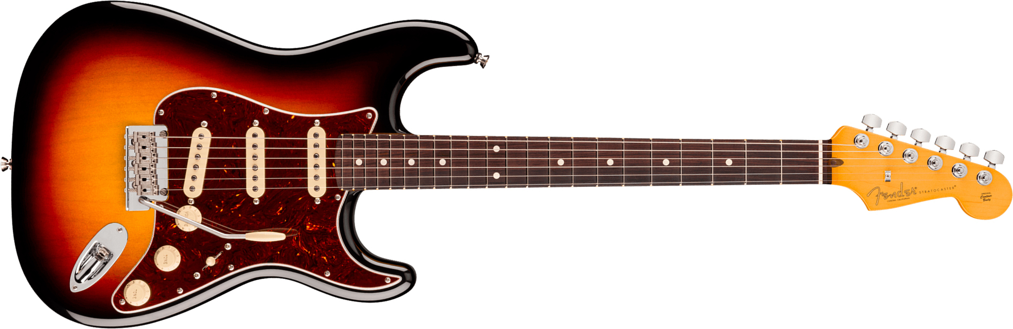 Fender Strat American Pro. Usa  3s Trem Rw - 3-color Sunburst - Guitare Électrique Forme Str - Main picture