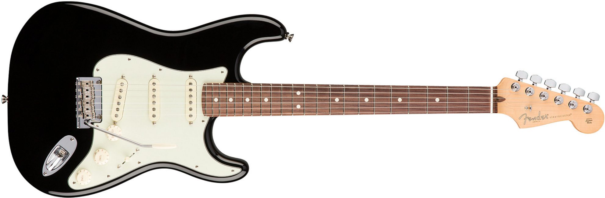 Fender Strat American Professional 2017 3s Usa Rw - Black - Guitare Électrique Forme Str - Main picture