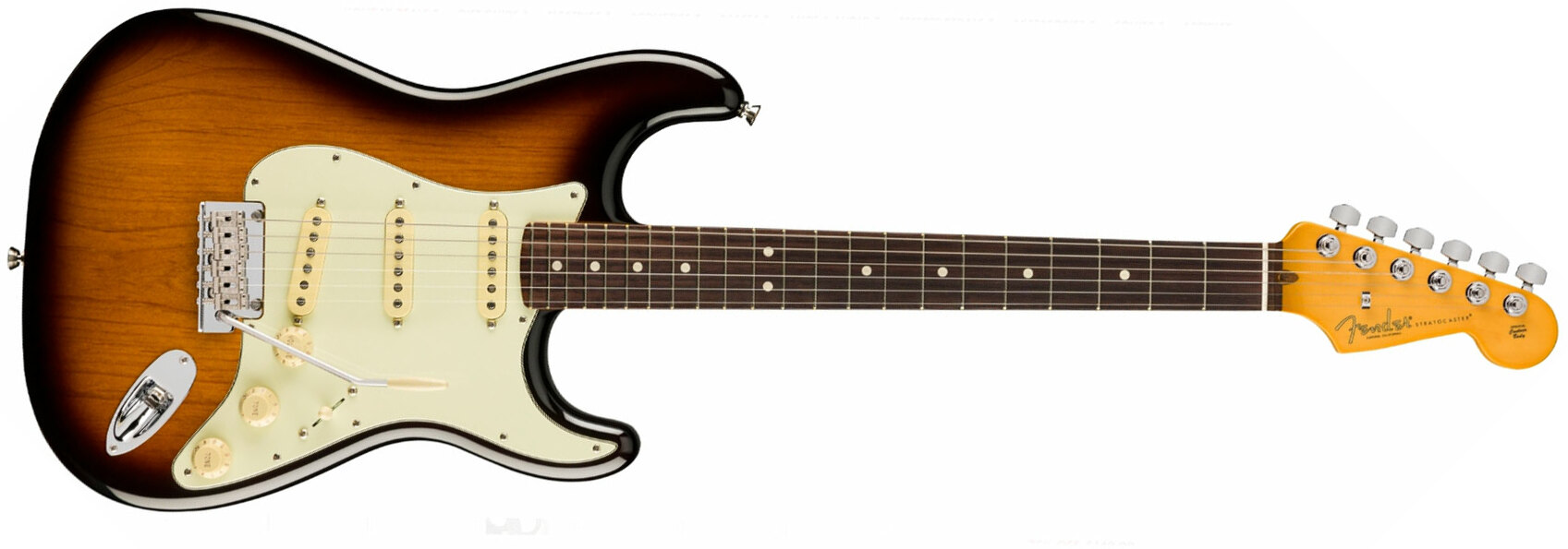 Fender Strat American Professional Ii 70th Anniversary Usa 3s Trem Rw - 2-color Sunburst - Guitare Électrique Forme Str - Main picture