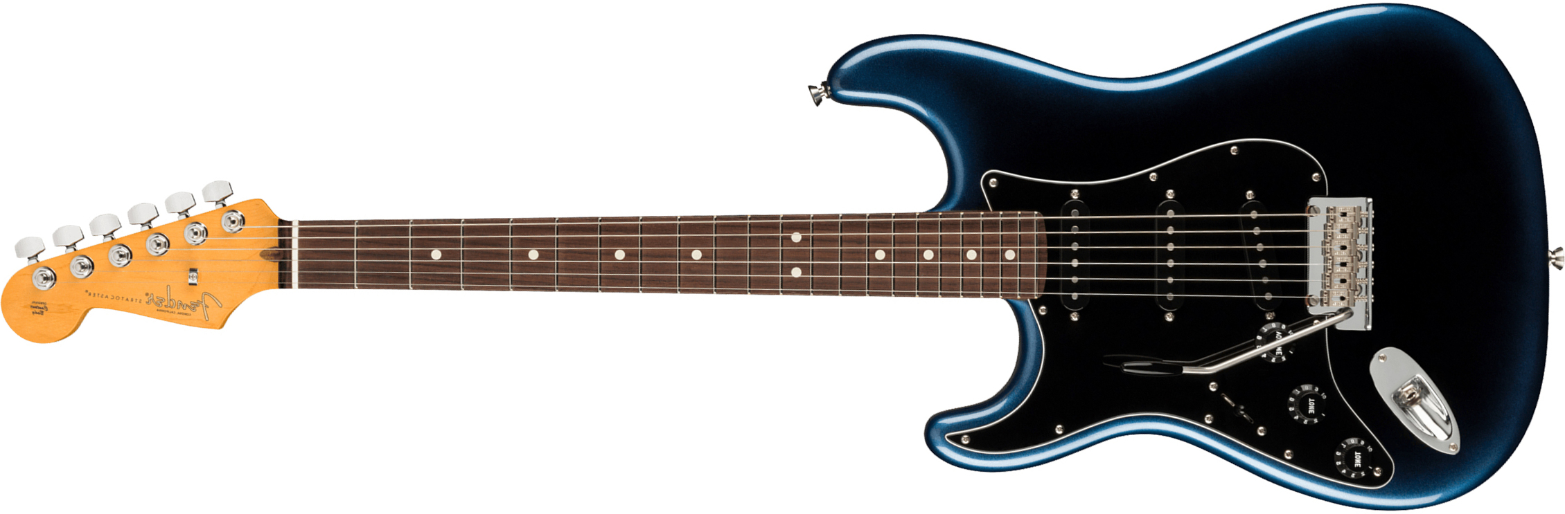 Fender Strat American Professional Ii Lh Gaucher Usa Rw - Dark Night - Guitare Électrique Gaucher - Main picture