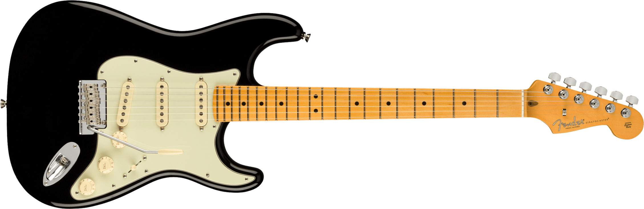 Fender Strat American Professional Ii Usa Mn - Black - Guitare Électrique Forme Str - Main picture
