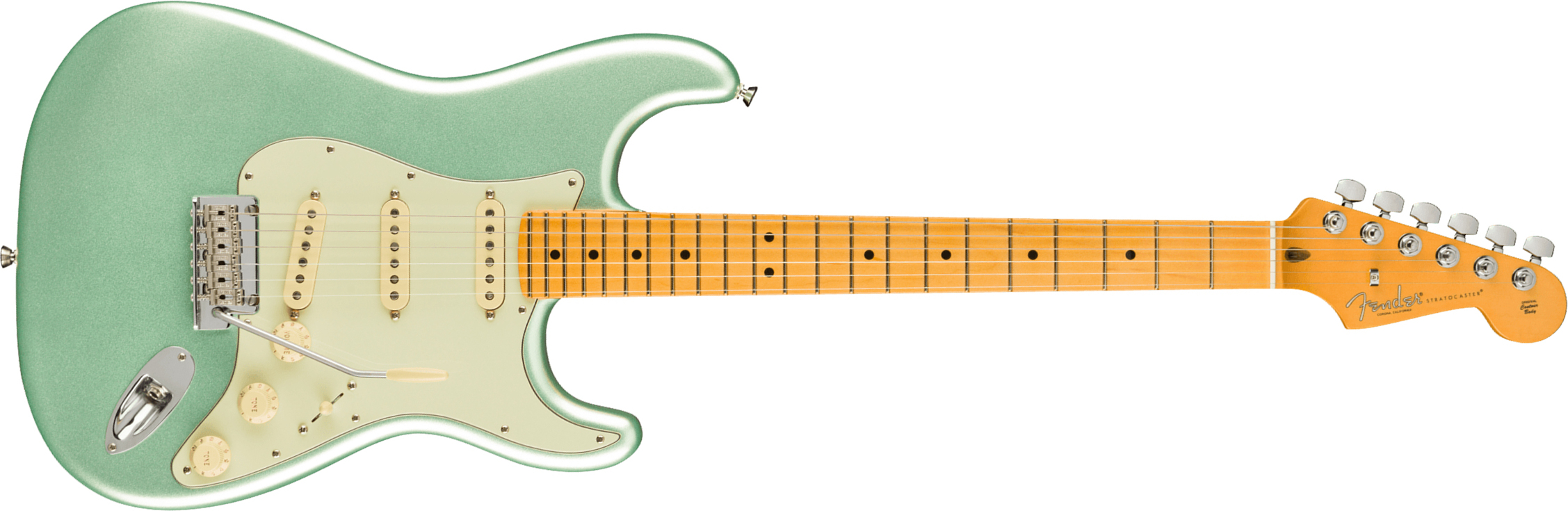 Fender Strat American Professional Ii Usa Mn - Mystic Surf Green - Guitare Électrique Forme Str - Main picture