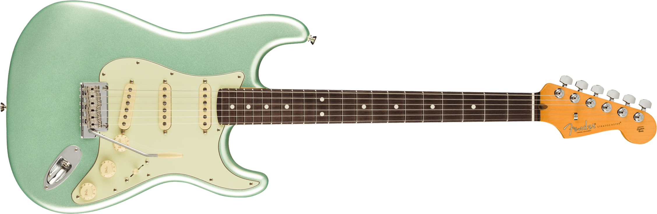 Fender Strat American Professional Ii Usa Rw - Mystic Surf Green - Guitare Électrique Forme Str - Main picture
