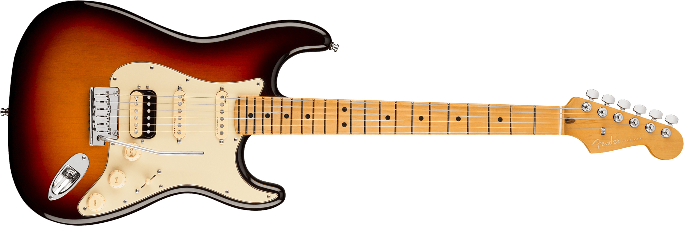 Fender Strat American Ultra Hss 2019 Usa Mn - Ultraburst - Guitare Électrique Forme Str - Main picture