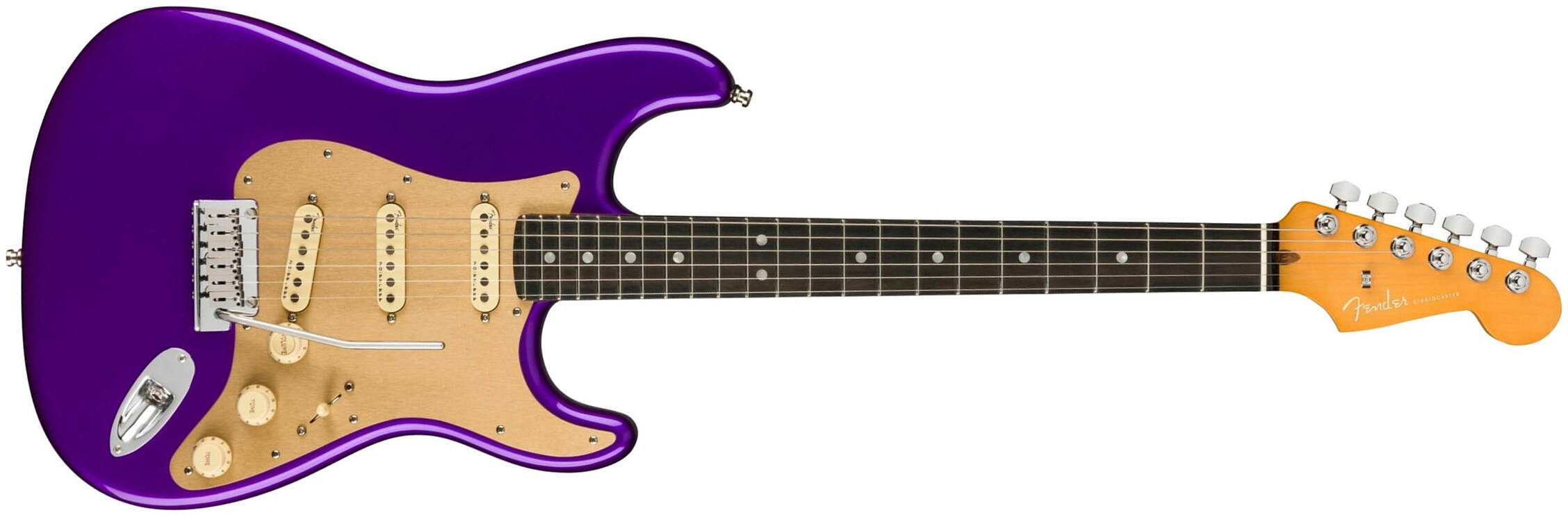 Fender Strat American Ultra Ltd Usa 3s Trem Eb - Plum Metallic - Guitare Électrique Forme Str - Main picture