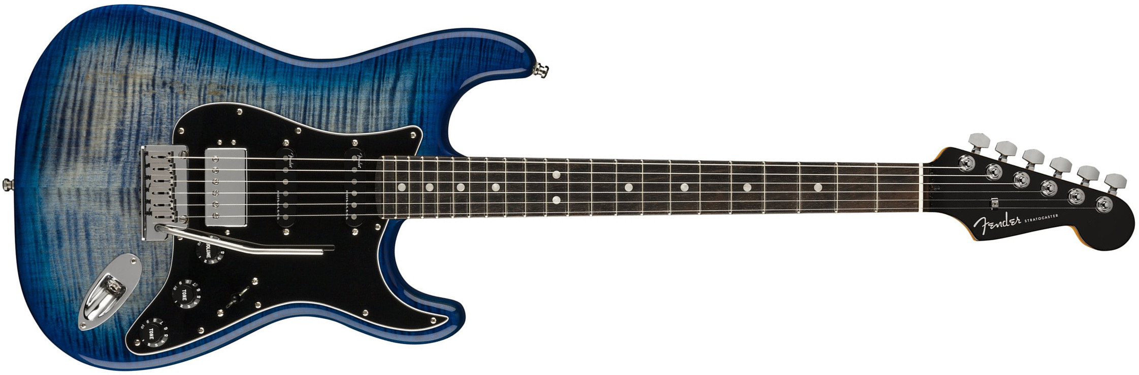 Fender Strat American Ultra Ltd Usa Hss Trem Eb - Denim Burst - Guitare Électrique Forme Str - Main picture