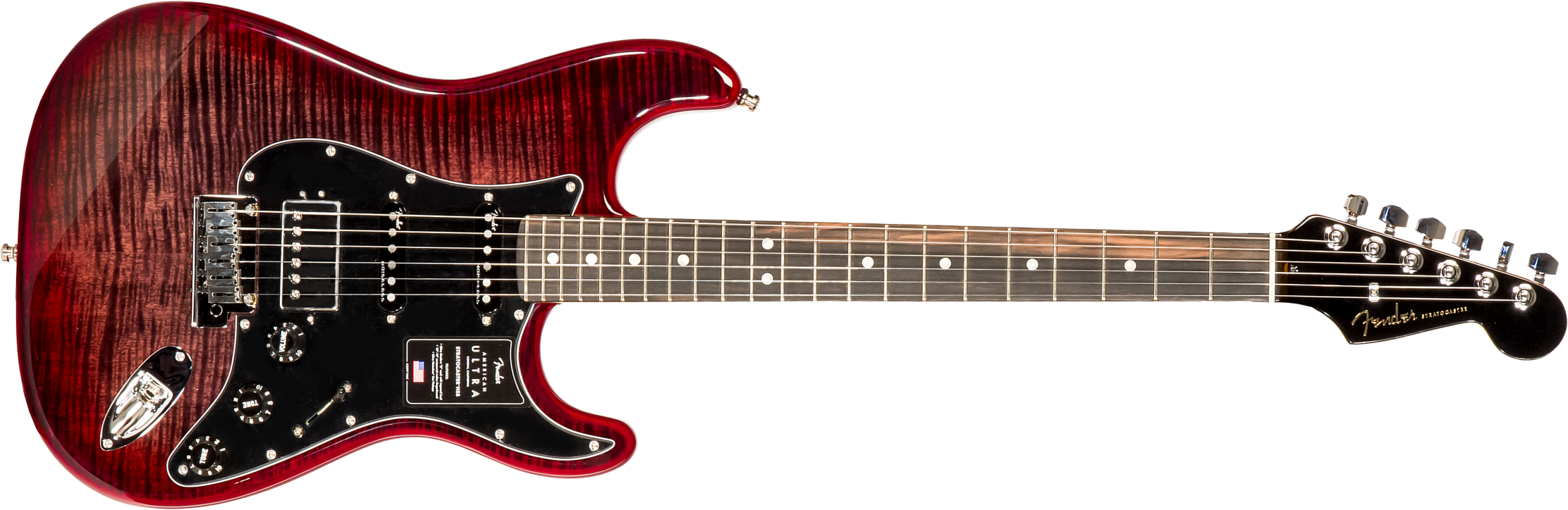 Fender Strat American Ultra Ltd Usa Hss Trem Eb - Umbra - Guitare Électrique Forme Str - Main picture