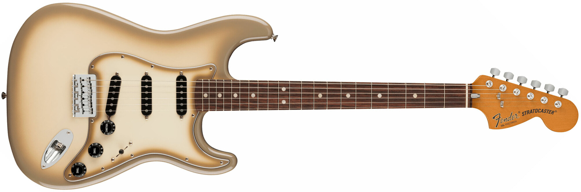 Fender Strat Antigua 70th Anniversary Vintera 2 Mex 3s Ht Rw - Antigua - Guitare Électrique Forme Str - Main picture
