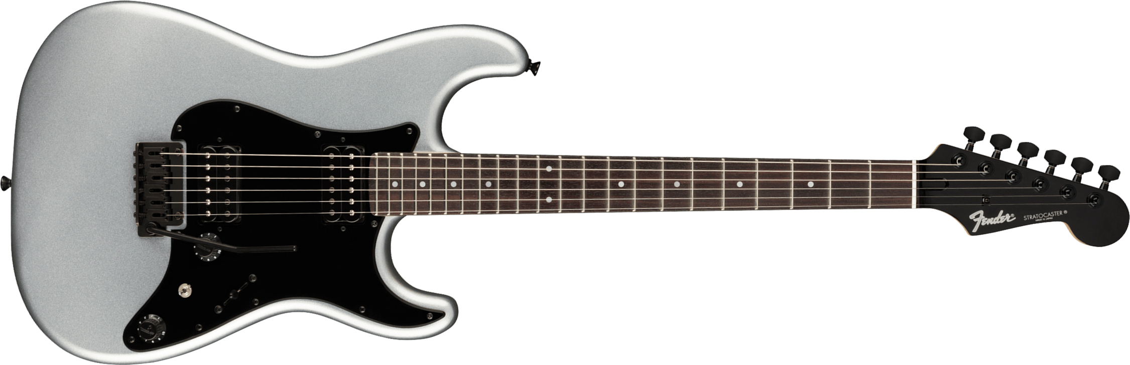 Fender Strat Boxer Hh Jap Trem Rw +housse - Inca Silver - Guitare Électrique Forme Str - Main picture