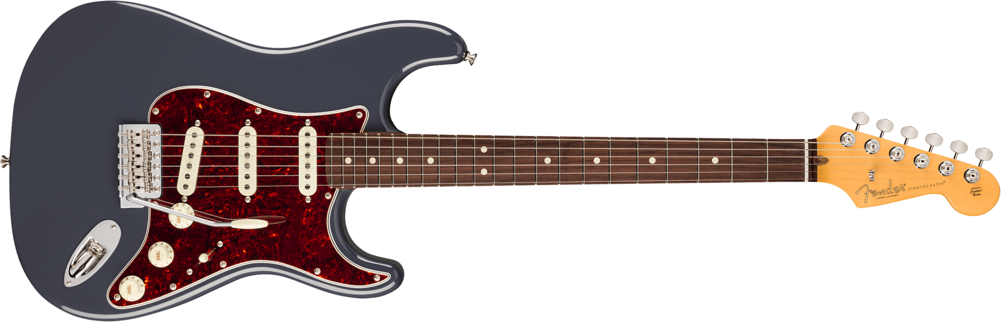 Fender Strat Classic American Pro Usa 3s Trem Rw - Faded Black - Guitare Électrique Forme Str - Main picture