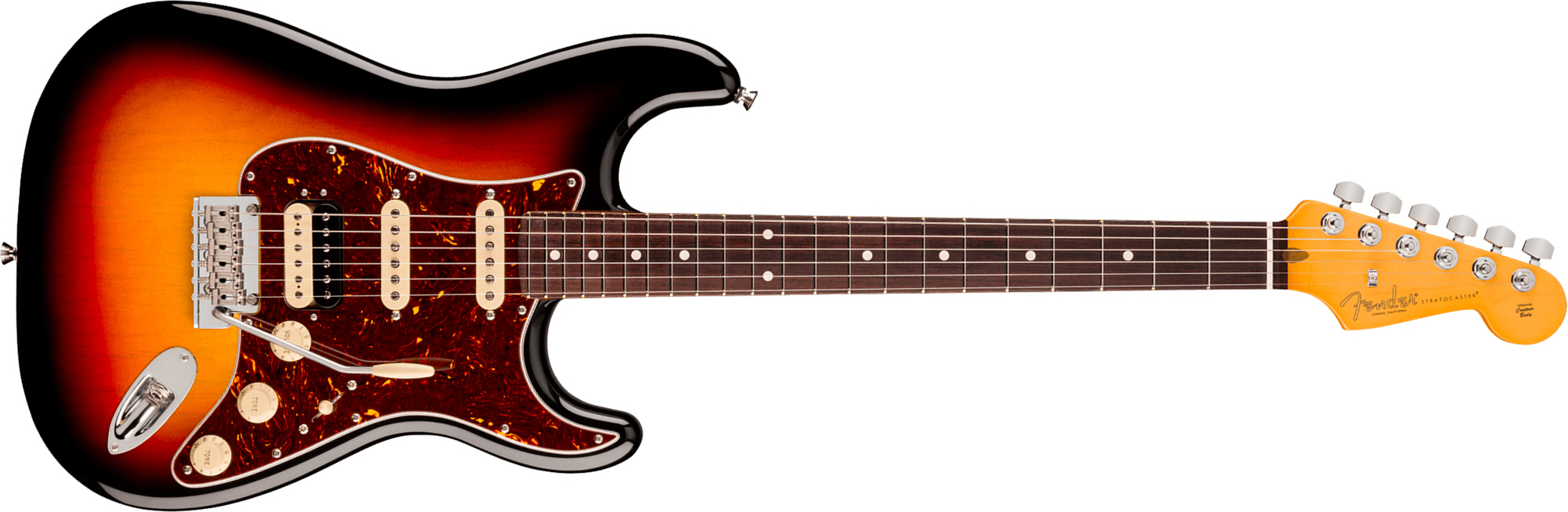 Fender Strat Hss American Pro. Usa Hss Trem Rw - 3-color Sunburst - Guitare Électrique Forme Str - Main picture