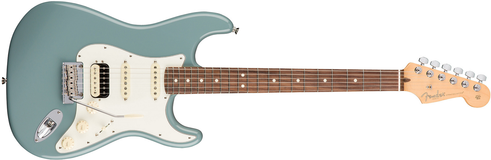 Fender Strat Hss Shawbucker American Professional Usa Rw - Sonic Grey - Guitare Électrique 12 Cordes - Main picture