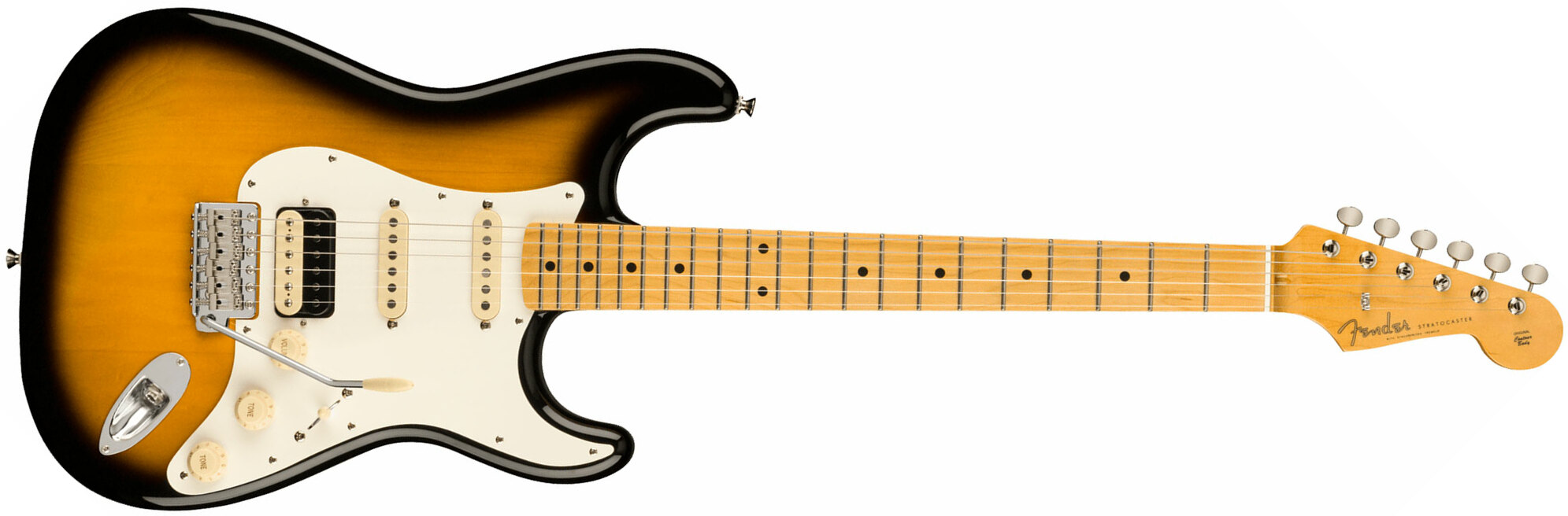 Fender Strat Jv Modified '50s Jap Hss Trem Mn - 2-color Sunburst - Guitare Électrique Forme Str - Main picture