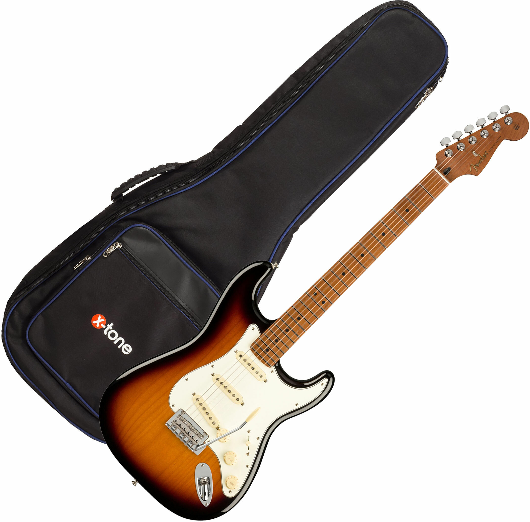 Fender Strat Player 1959 Texas Special Ltd Mex 3s Mn +housse X-tone 2015 Ele-bk - 2-color Sunburst - Pack Guitare Électrique - Main picture