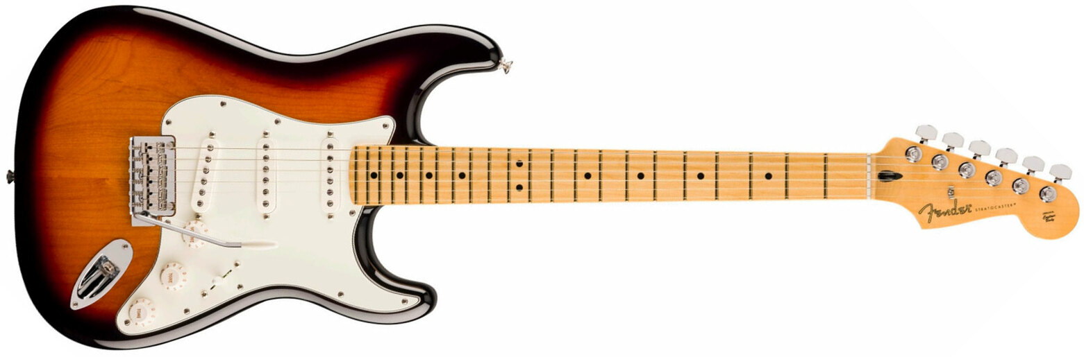 Fender Strat Player 70th Anniversary 3s Trem Mn - Anniversary 2-color Sunburst - Guitare Électrique Forme Str - Main picture