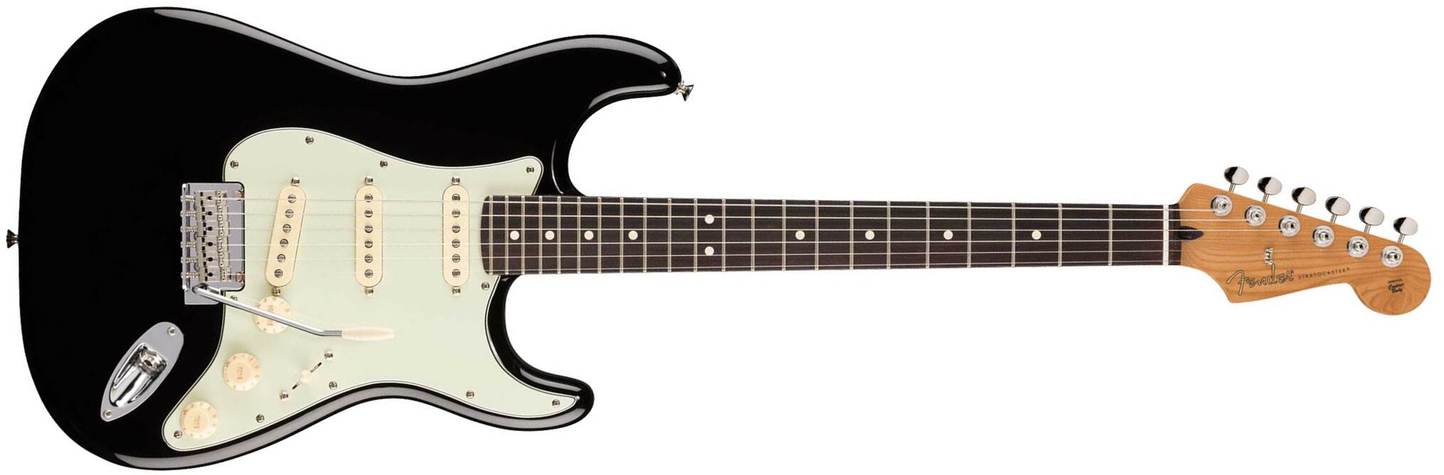 Fender Strat Player Ii Ltd 3s Trem Rw - Black - Guitare Électrique Forme Str - Main picture