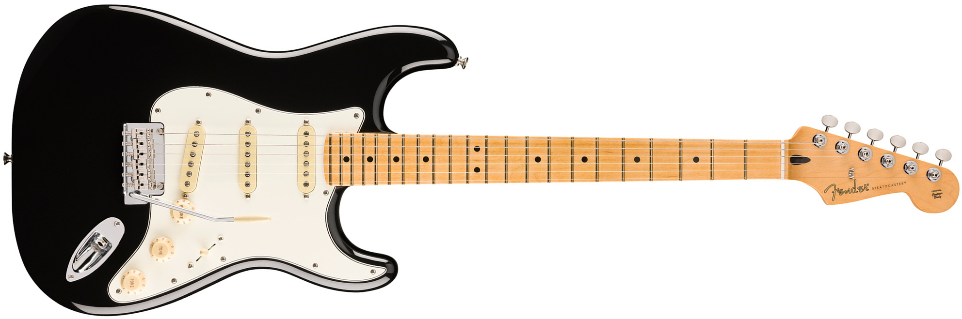 Fender Strat Player Ii Mex Aulne 3s Trem Mn - Black - Guitare Électrique Forme Str - Main picture