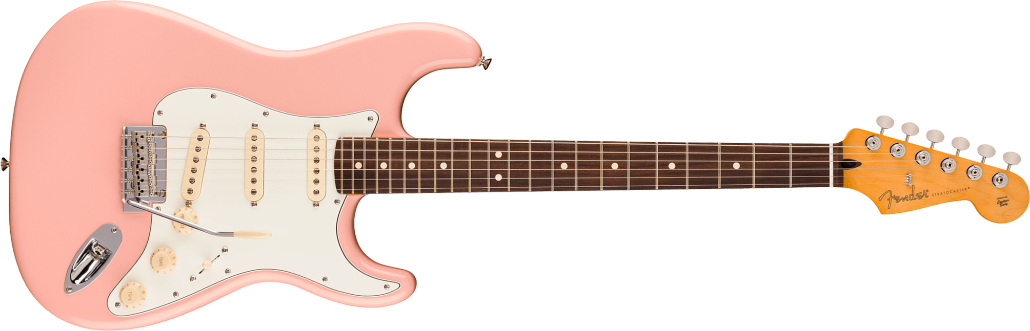 Fender Strat Player Ii Mex Ltd 3s Trem Rw - Shell Pink - Guitare Électrique Forme Str - Main picture