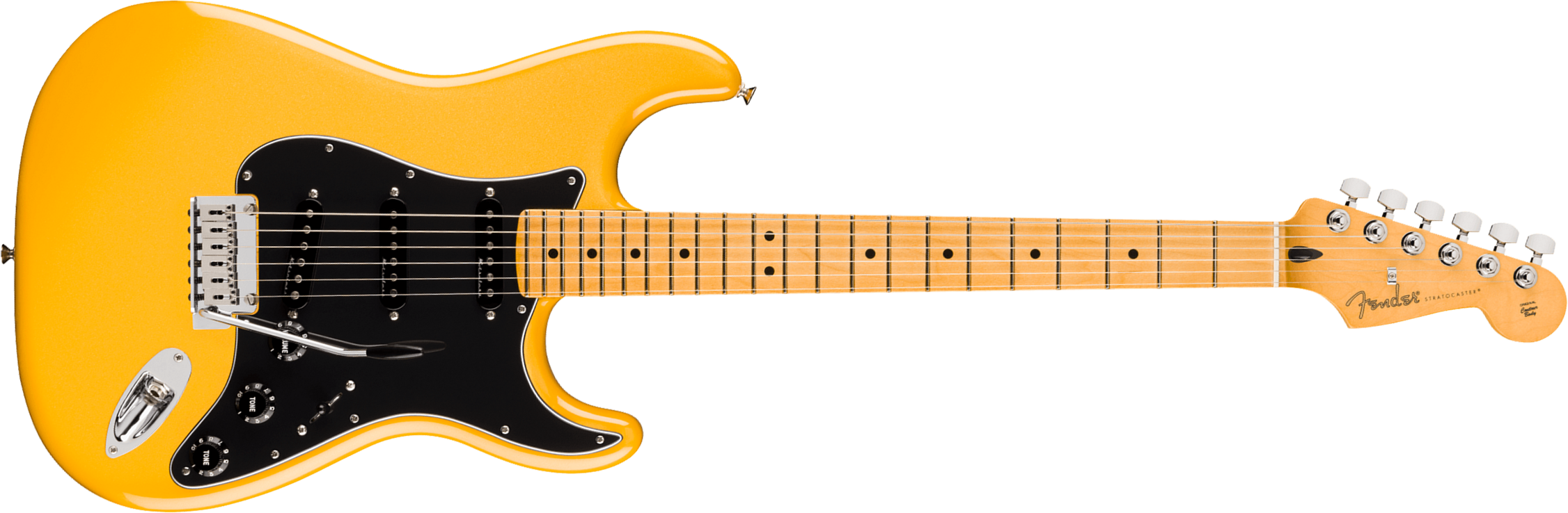 Fender Strat Player Ii Modified Mex 3s Trem Mn - Sunshine Yellow - Guitare Électrique Forme Str - Main picture