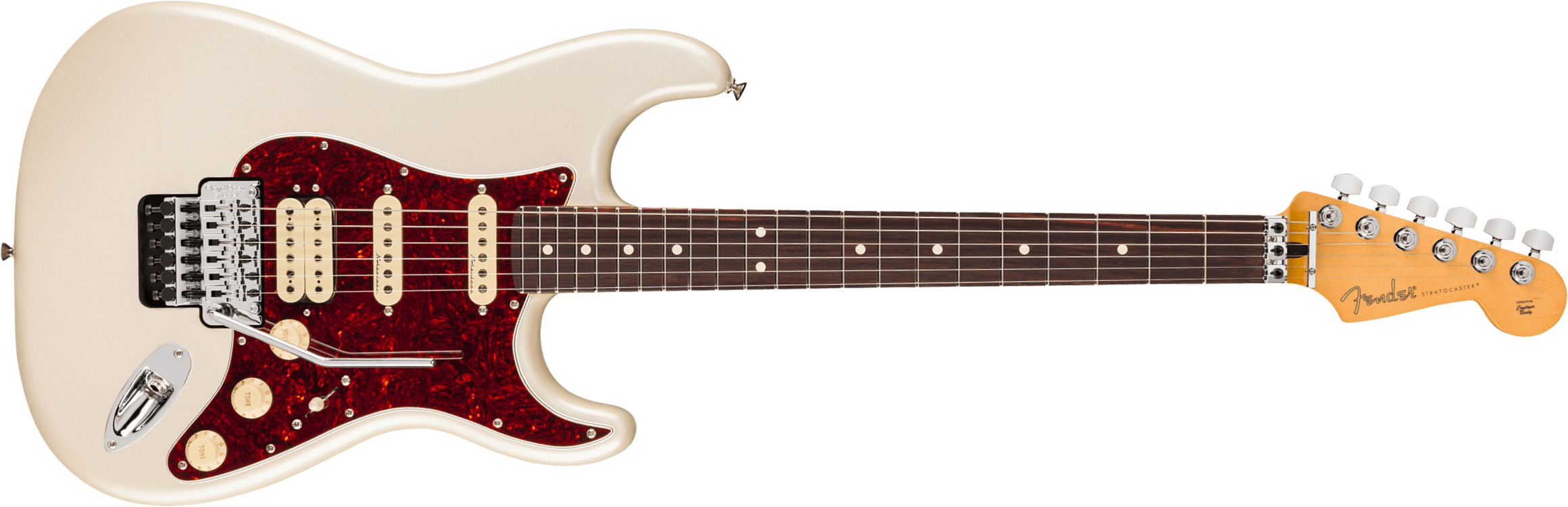 Fender Strat Player Ii Modified Mex Hss Fr Rw - Olympic Pearl - Guitare Électrique Forme Str - Main picture